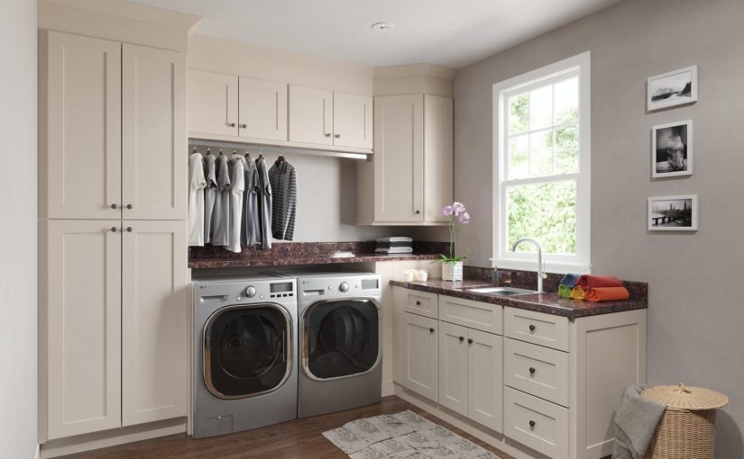 How To Design A Timelessly Beautiful Laundry Room With Shaker Cabinets