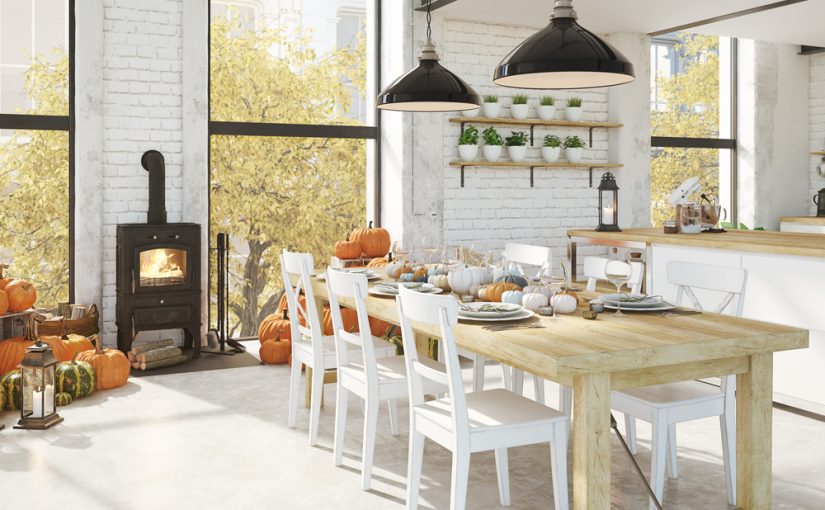 Quintessentially Autumn Decorating Tips For An Open Concept Kitchen